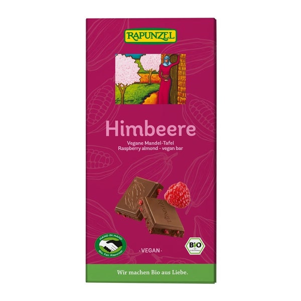 Rapunzel - Himbeere vegane Mandel-Tafel 100 g