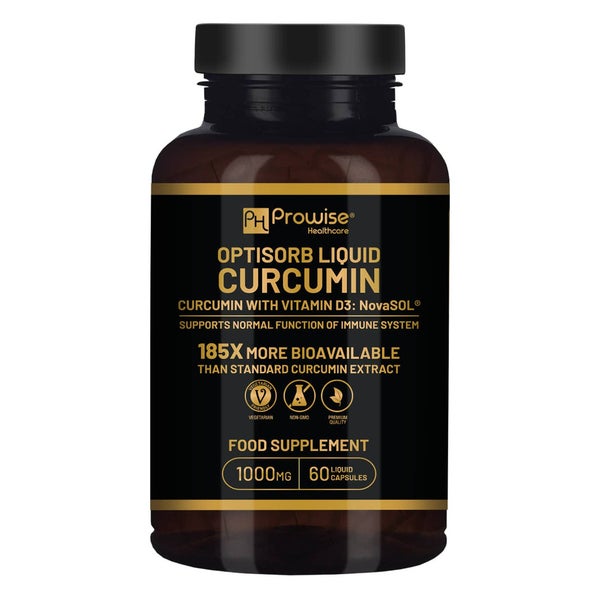 Prowise Healthcare Optisorb flüssiges Curcumin mit Vitamin D 60 St