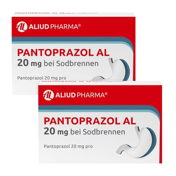 PANTOPRAZOL AL 20 mg Doppelpack 2X14 St