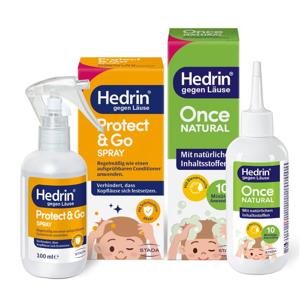 Hedrin Once Natural + Protect & Go 1 Set