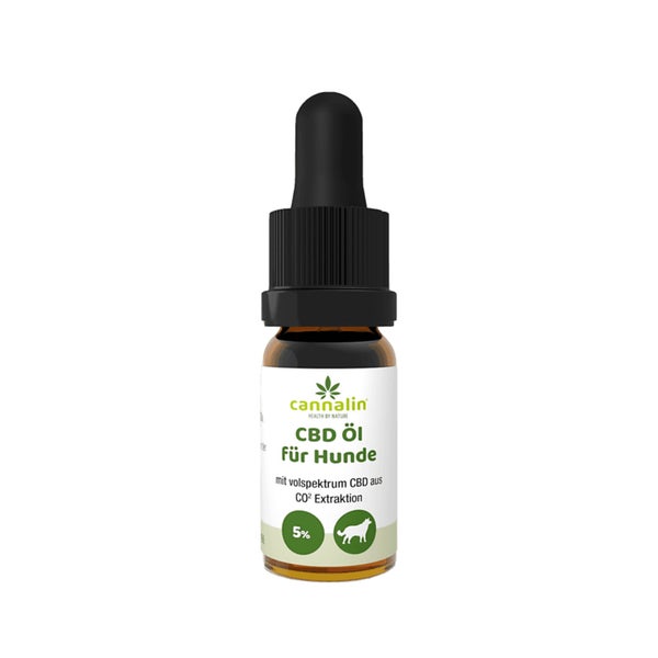 Cannalin - CBD Öl für Hunde mit Lachsöl - 5% 10 ml
