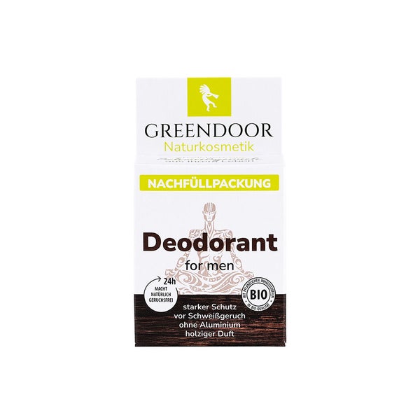 GREENDOOR Deodorant Nachfüllpackung for men 40 g