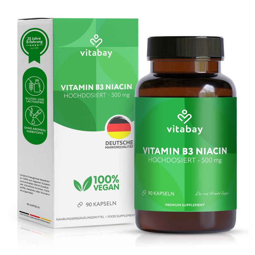Vitabay Vitamin B3 Niacin 500 mg 90 St