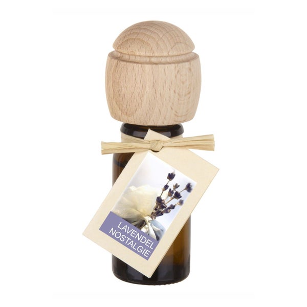 Traumduft Piccolino Lavendel Nostalgie Duftöl – Handgefertigt ätherische Öle Buchenholzverschluss 10 ml