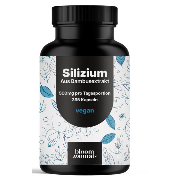 Silizium Hochdosiert - 365 Kapseln - Bloom Naturals 365 St