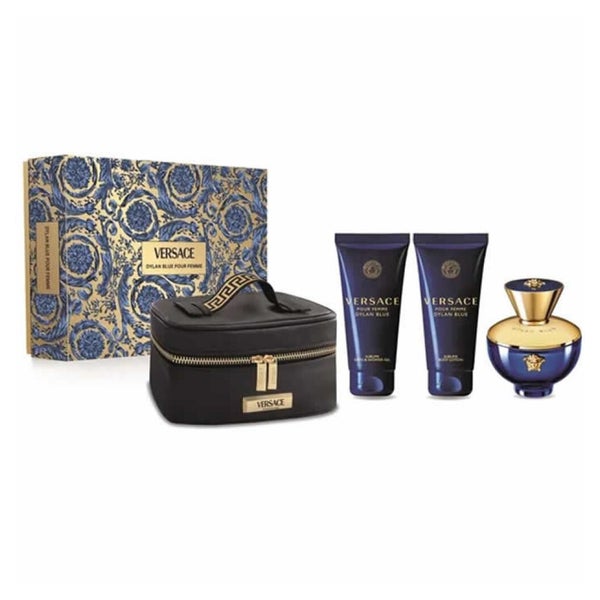 Versace Pour Femme Dylan Blue Eau De Parfum Spray 100ml Set 3 Artikel 0,1 l