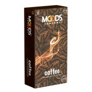 «Coffee» 12 Stück, 53 mm, Kaffee-Aroma, rosa, zylindrisch (12 Kondome) 12 St