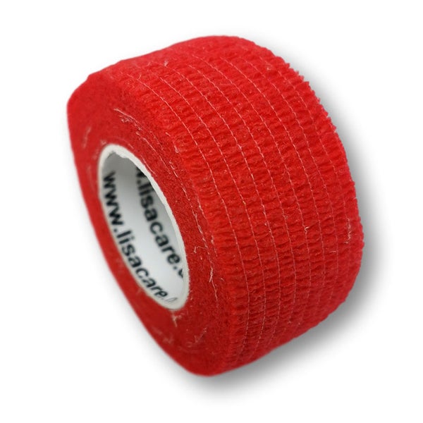 LisaCare latexfreie Fingerpflaster - Rot - 2,5cm x 4,5m 1 St