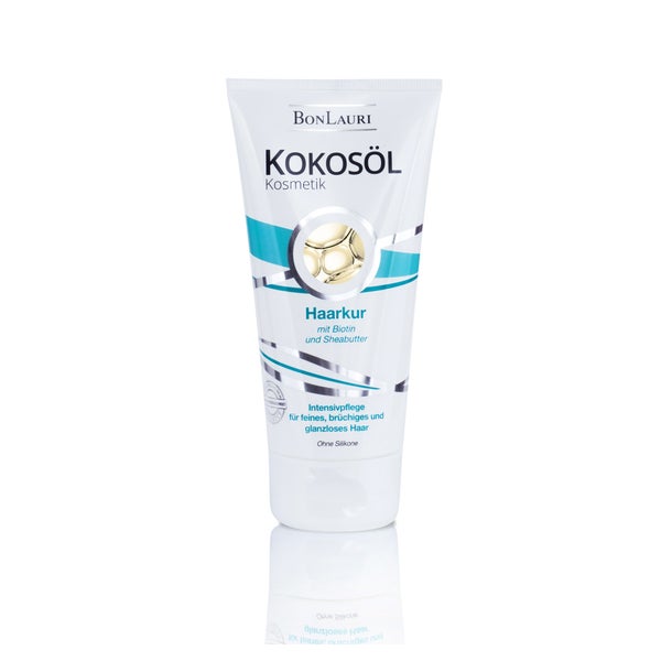 Bonlauri Kokosöl Haarkur mit Biotin und Sheabutter 150 ml