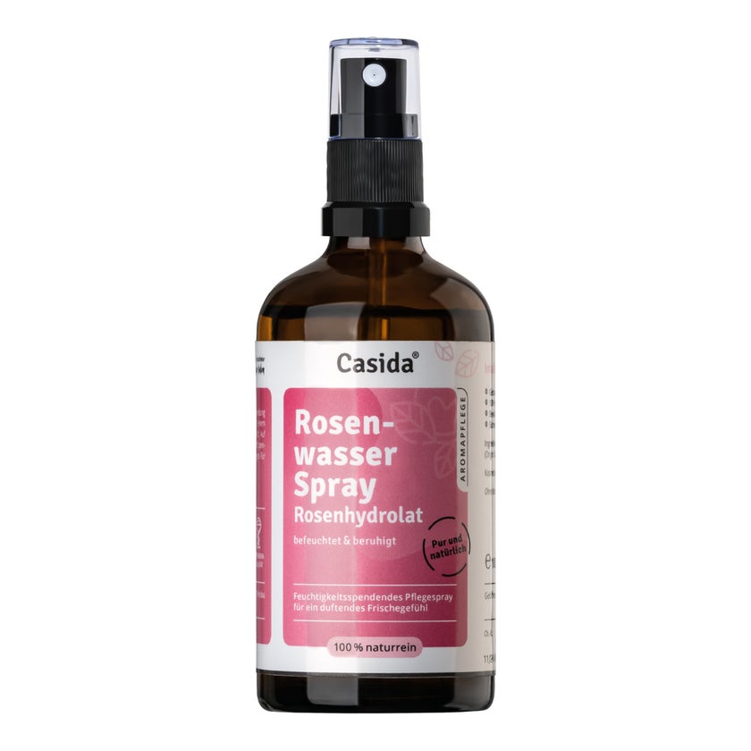 Rosenwasser Spray Rosenhydrolat Bio 100 ml