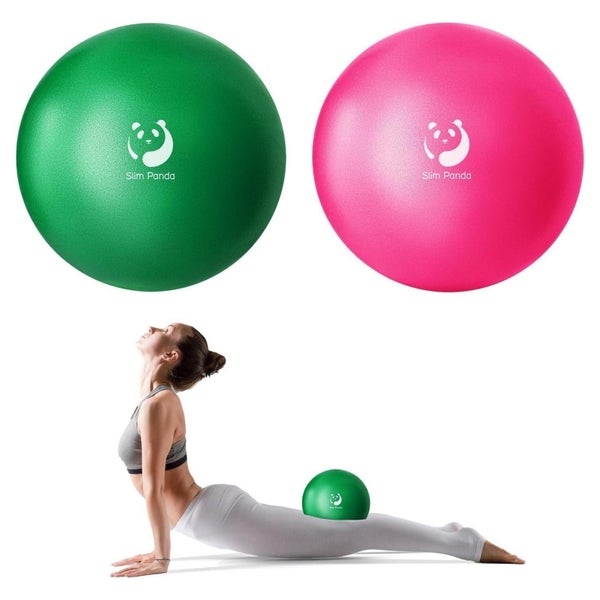 Gymnastikball klein 23-25cm Pilates Yoga Fitness Dunkelgrün 1 St