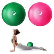 Gymnastikball klein 23-25cm Pilates Yoga Fitness Dunkelgrün 1 St