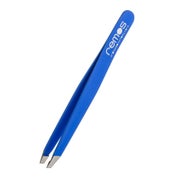 Augenbrauenpinzette schräg Edelstahl 9 cm dunkelblau 1 St