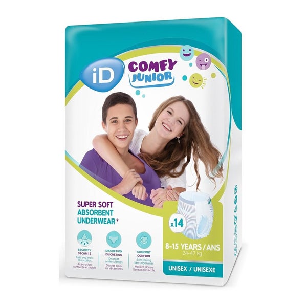 Id Comfy Junior Pants 5-15 Jahre 24-47 Kg 14 St