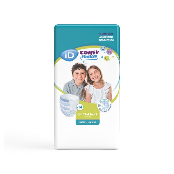 iD Comfy Junior Pants 8 - 11 Jahre 14 St