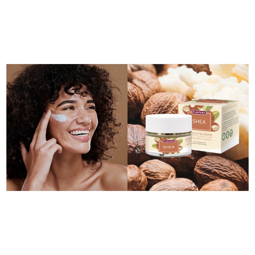 PLANTANA Shea Gesichtscreme mit Hyaluron + Vitamin E 50 ml gnstig kaufen |  medpex