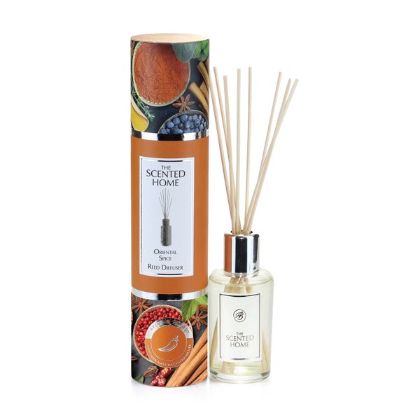 The Scented Home Raumduft Oriental Spice Duftdiffuser mit Rattanstäbchen 150 ml