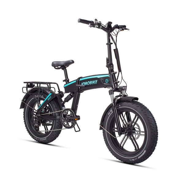 JOBOBIKE Eddy X Elektro-Fatbike mit 48V 14Ah Akku,Schwarz 1 St