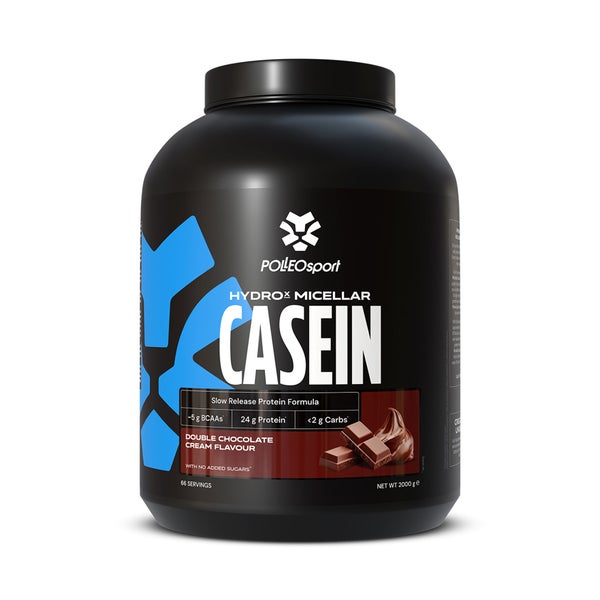 Polleo HydroX Micellar Casein, 2 kg, Double Chocolate Cream 2000 g