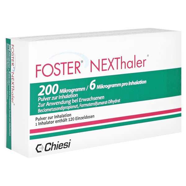 Foster Nexthaler 200/6 µg 120 Ed Inhalationspulver 1 St