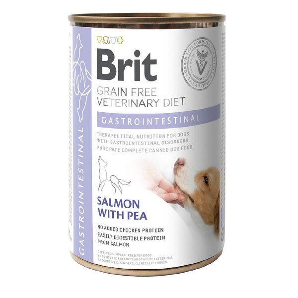 BRIT Veterinary Diet Gastrointestinal Salmon with Pea 0,4 kg