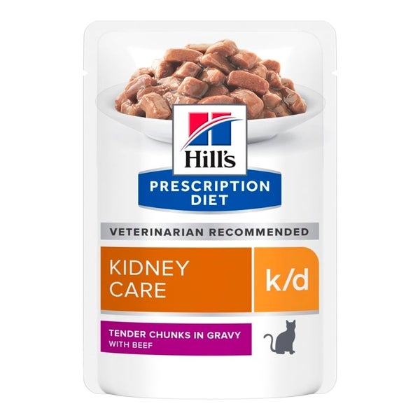 HILL'S Prescription Diet Feline k/d Rind 12x85 g 1,02 kg