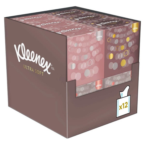Kleenex Ultra Soft Kosmetiktücher-Box, 12 x 48 Tücher 576 St