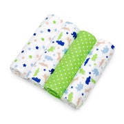 T-TOMI Stoffwindeln Green crocodiles 4 St