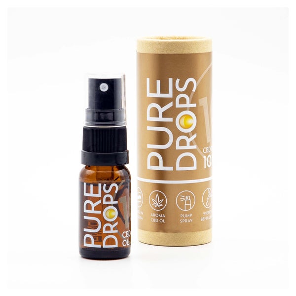 PURE  DROPS CBD-ÖL 10 % Vollspektrum aus Österreich 10 ml