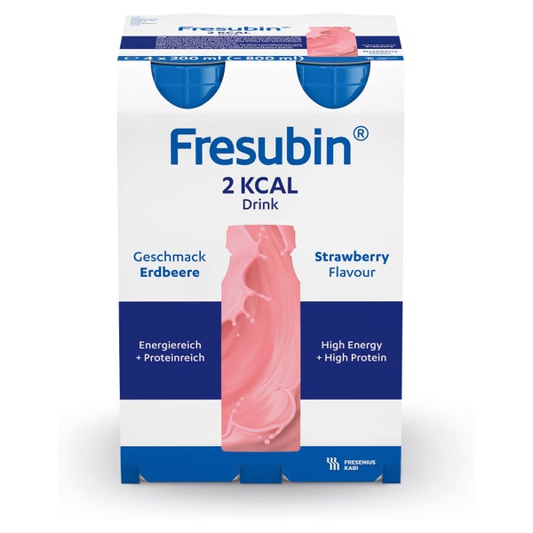 Fresubin 2 Kcal Drink Erdbeere 4X200 ml