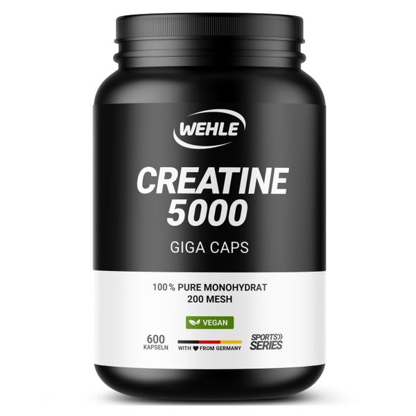 Creatin Monohydrat 5000 mg - 600 Kapseln - Wehle 600 St