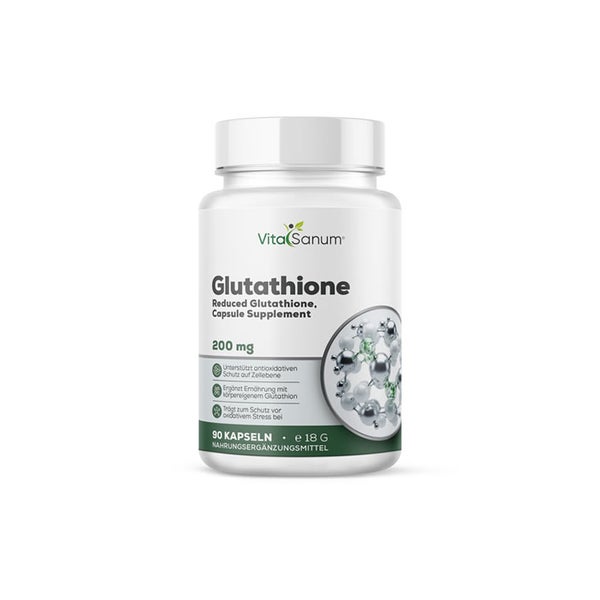 VitaSanum® Glutathion – 200 mg Tagesportion – 90 Kapseln 90 St