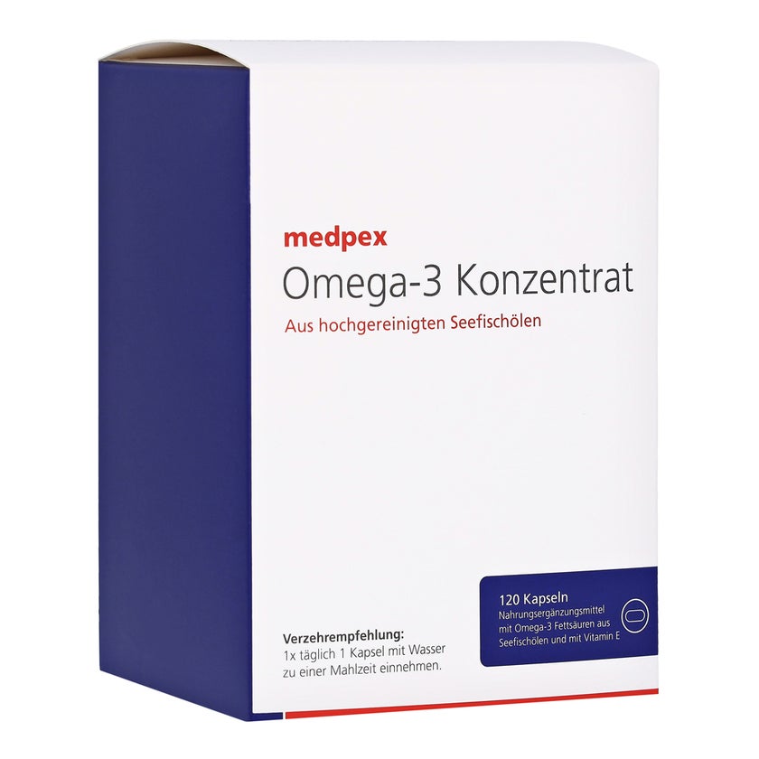medpex Omega-3 Konzentrat 120 St