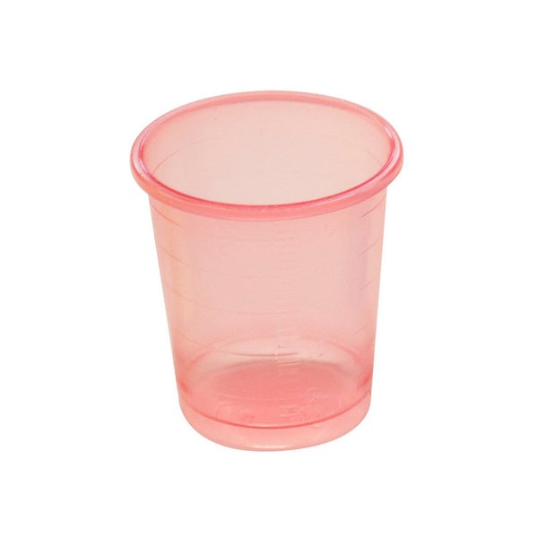 Medi-Inn Medikamentenbecher ECO, 30 ml, graduiert, rot 4800 St
