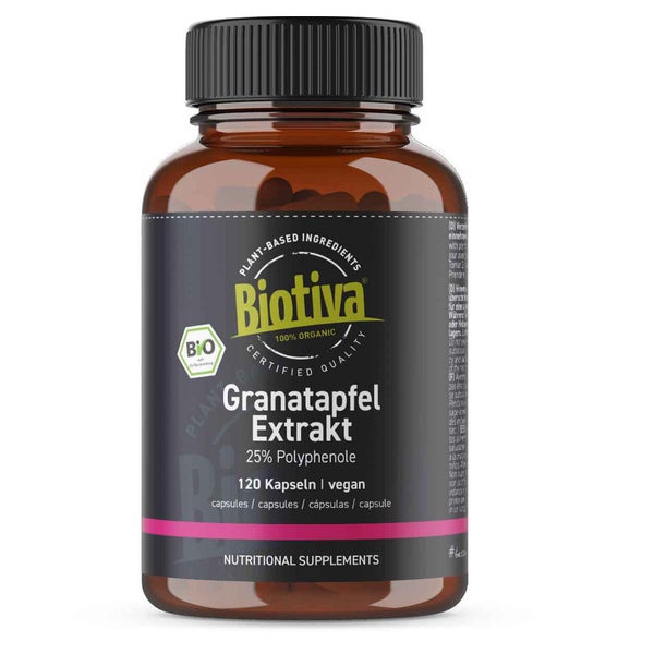 Biotiva Granatapfel Extrakt Kapseln Bio 78 g