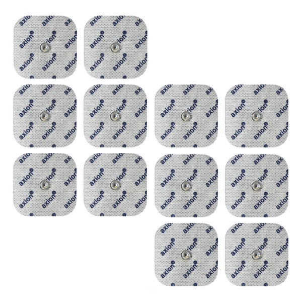 axion® selbstklebende Elektrodenpads 5x5 cm - 3.5mm DK 12 St