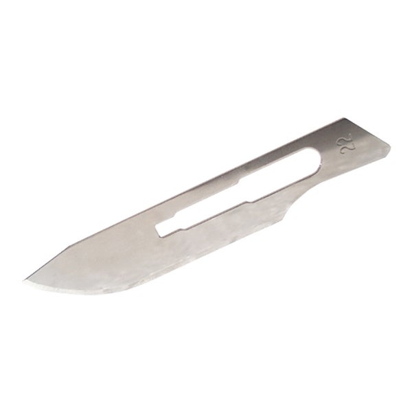 Skalpellklinge Nr. 22 für Halter Nr.4-10 Stück steril 1 St