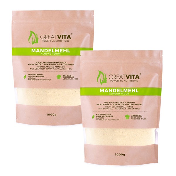 GreatVita Mandelmehl, naturbelassen 2000 g