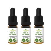 Cannalin - 3x CBD Öl für Hunde mit Lachsöl - 5% 3x10 ml