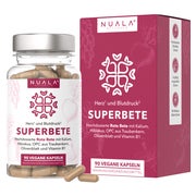 Nuala Naturals® SUPERBETE Herz¹ & Blutdruck² Komplex 90 St