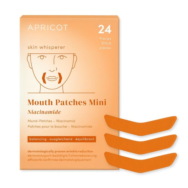 APRICOT Mund Patches mit Niacinamid  Minipack 24 St