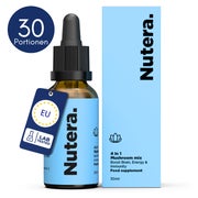 Vitalpilz Komplex 4-in-1 – Lion’s Mane, Reishi, Cordyceps & Chaga Extrakt Tropfen | BRAIN 1 ml