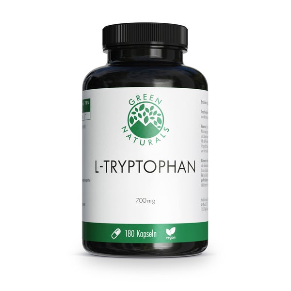Green Naturals L-tryptophan 700mg Hochdos.veg.kps. 180 St
