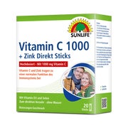 SUNLIFE® Vitamin C  Sticks mit Zink Selen 60 g