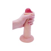 Sliding Skin Dildo - realistischer Dildo aus Silikon 17,5cm 1 St