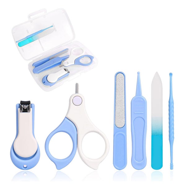 Vicloon Baby Nagelpflegeset 6-in-1 für Neugeborene - Blau