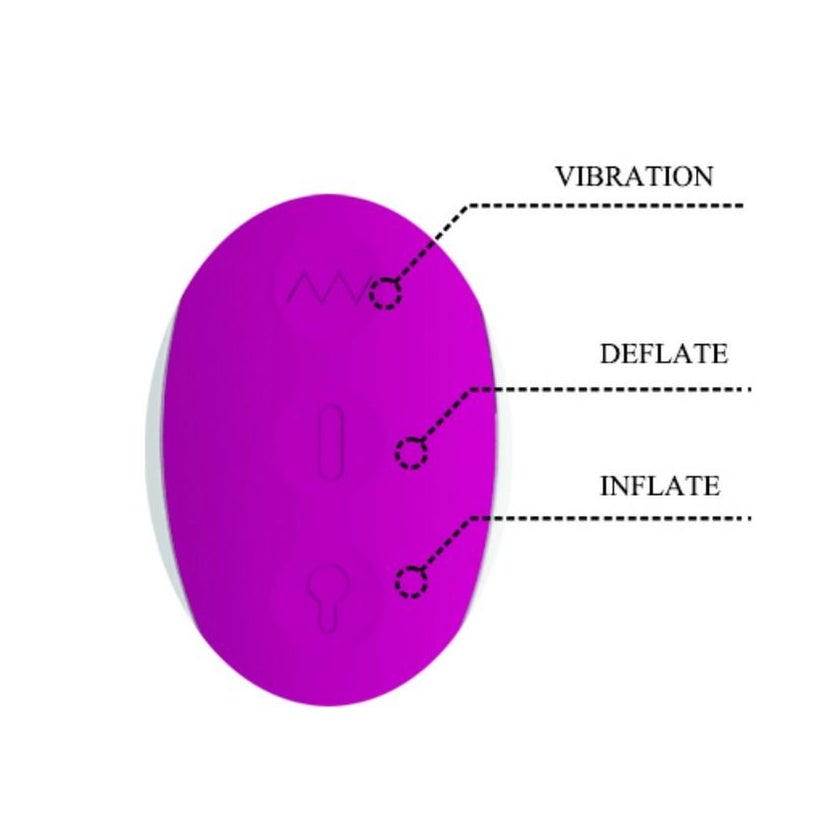 Pretty Love - Dempsey Aufblasbarer Vibrator 1 St günstig kaufen | medpex