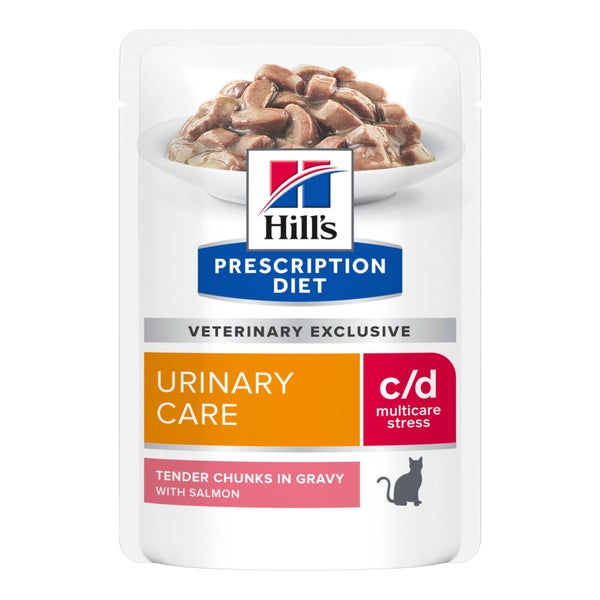 HILL'S Prescription Diet Feline c/d Urinary Stress Losos 0,09 kg