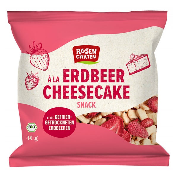Rosengarten - Erdbeer Cheesecake Snack