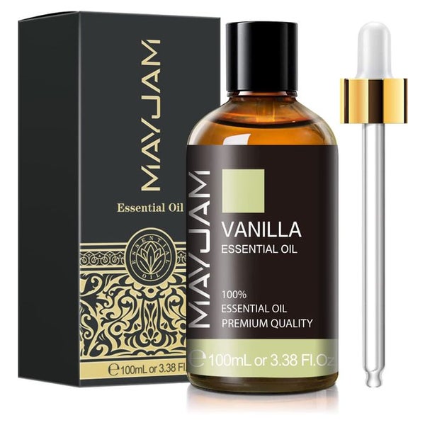 MAYJAM ätherische Öle Vanille 100 ml, 100% Reine Natürliche ätherische Öle 100 ml